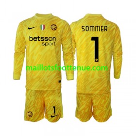 Maillot/Tenue Inter Milan Yann Sommer 1 Gardien Enfant Exterieur 2024/2025 Manche Longue